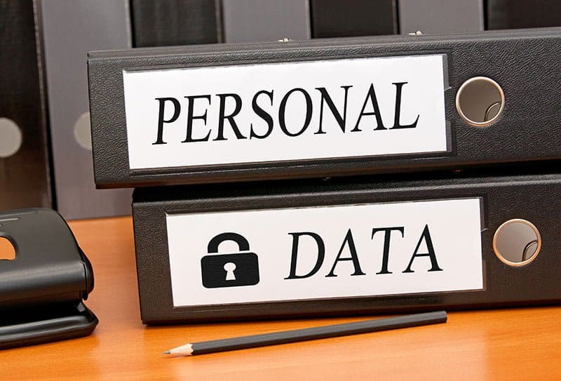 sharing personal data