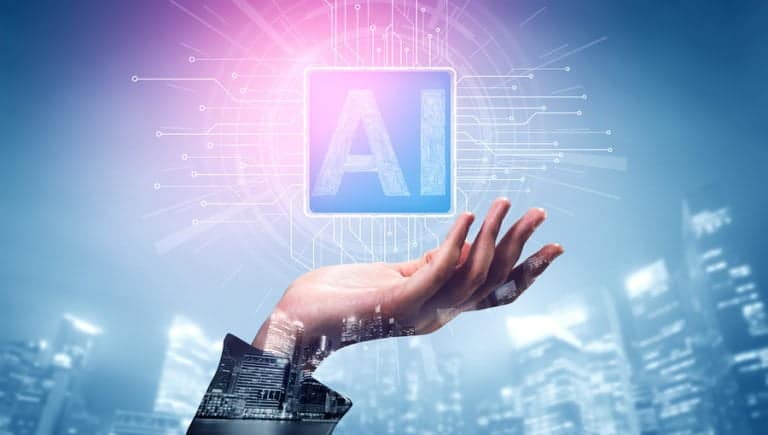 Ai Learning And Artificial Intelligence Concept - Icon Graphic I