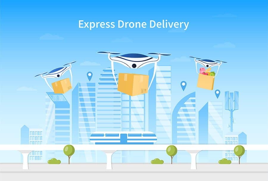 Drones delivery in healthcare