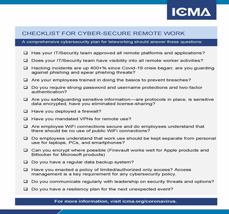 cyber security checklist