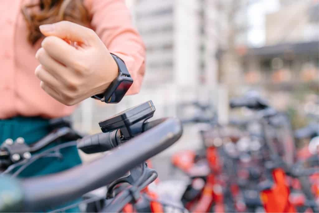paying for bike share with watch