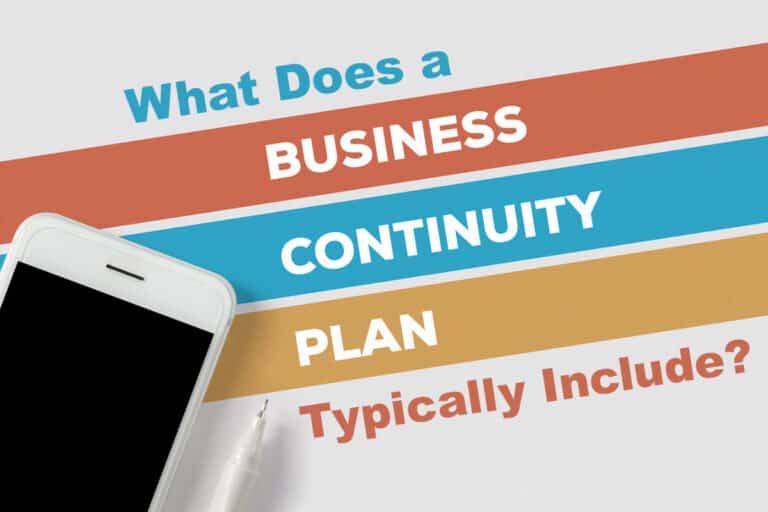 What does a business continuity plan typically include?